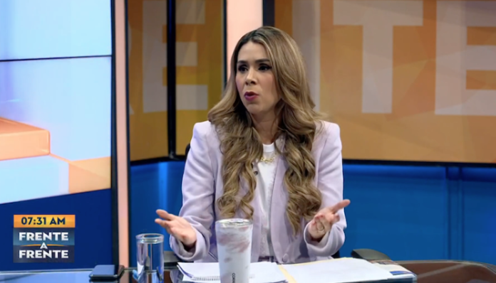 Marcela Villatoro, diputada de Arena. / Imagen de video TCS.